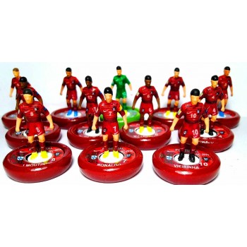 Subbuteo Andrew Table Soccer Portugal 2014 World Cup Team on WSB Professional bases